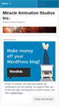 Mobile Screenshot of miracleanimationstudiosinc.com